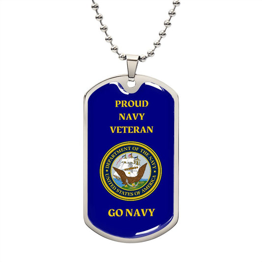 Navy Vet | Dog Tag