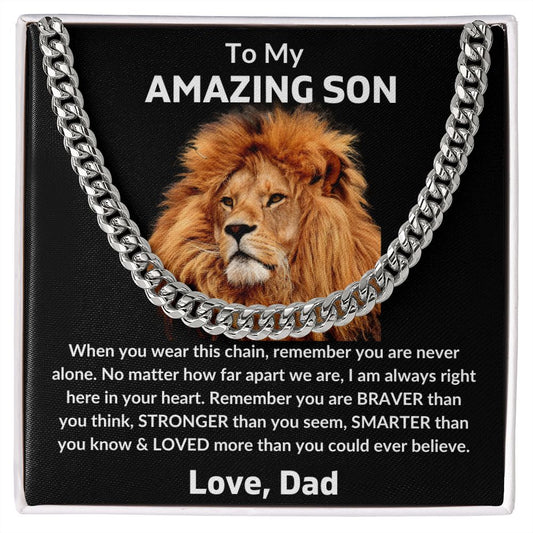 Amazing Son | LION | Cuban Link Chain