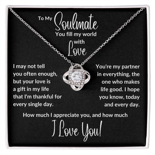 Soulmate | Gift in my Life | Love Knot Necklace