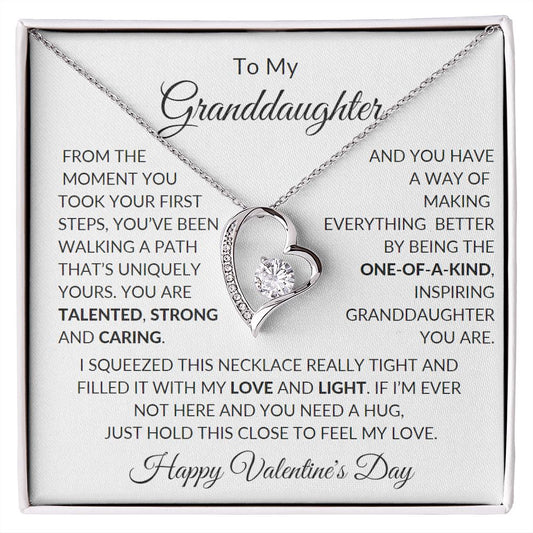 Granddaughter | One Of A Kind | Forever Love Necklace